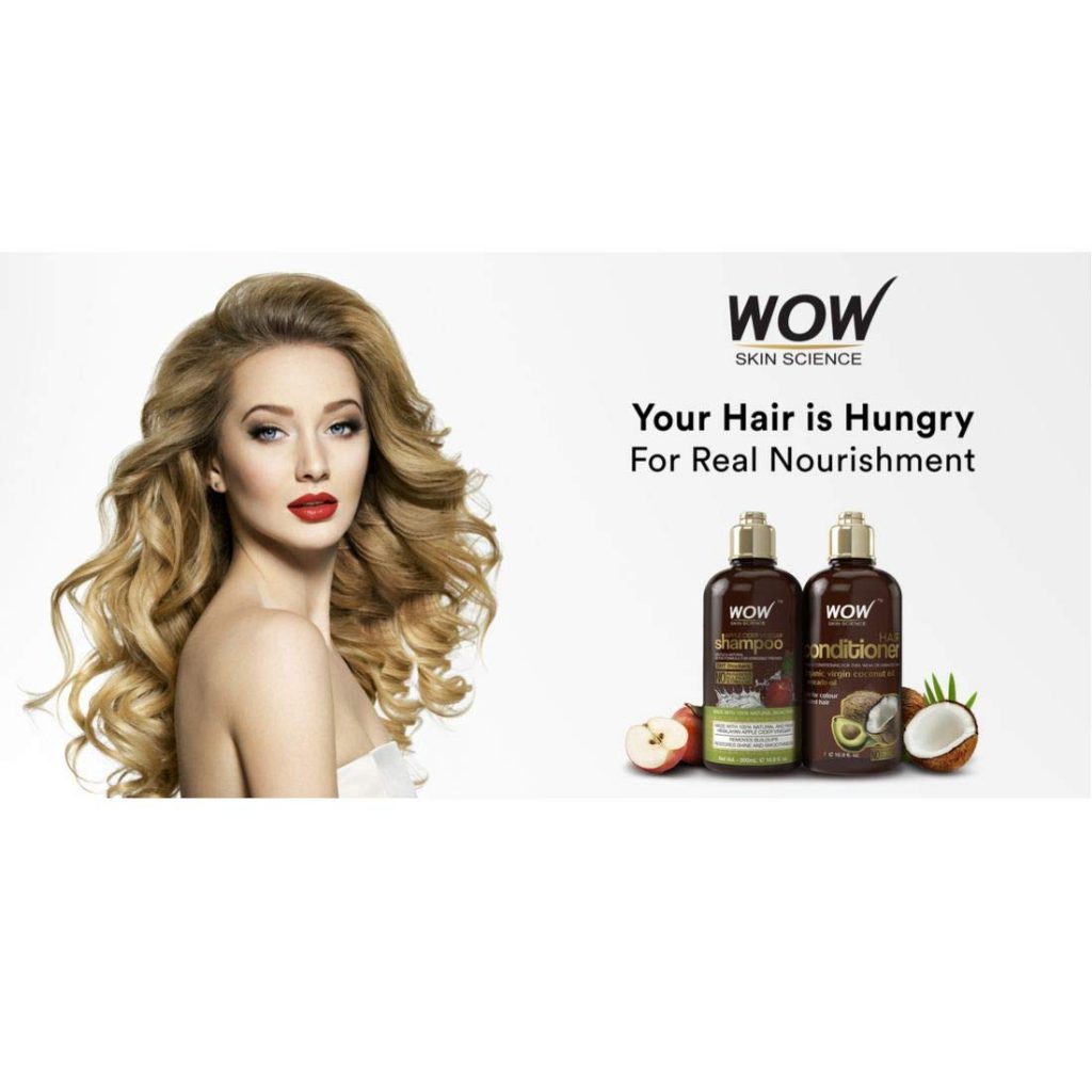 WOW Apple Cider Vinegar Shampoo & Hair Conditioner Set 19.46