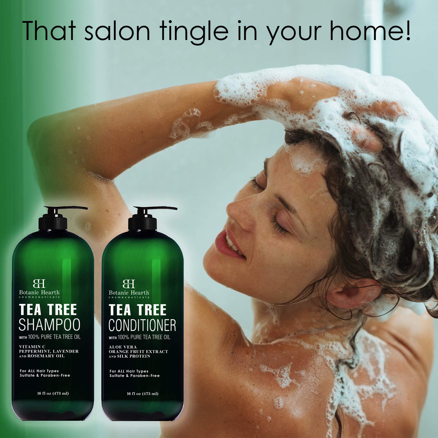 10 Botanic Hearth Tea Tree Shampoo and Conditioner Set for 2025